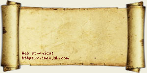 Una Bakić vizit kartica